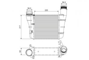 Valeo 818757 - Chladič plniaceho vzduchu -