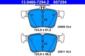ATE 13.0460-7294.2 - Brzdové platničky -