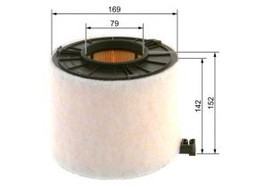 Bosch F 026 400 422 - Vzduchový filter -