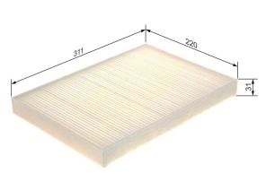 Bosch 1 987 435 105 - Peľový filter