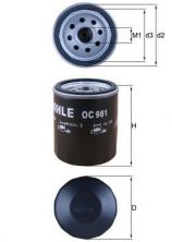 Knecht OC 981 - Olejový filter -