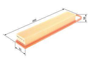 Bosch F 026 400 115 - Vzduchový filter -
