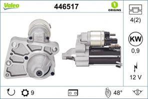 Valeo 446517 - Štartér -