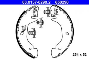 ATE 03.0137-0290.2 - Brzdové čeľuste -