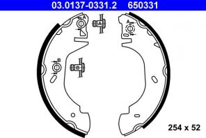 ATE 03.0137-0331.2 - Brzdové čeľuste -