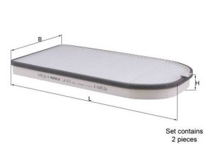 Knecht LA 613/S - Peľový filter