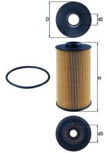Knecht OX 152/1D - Olejový filter -