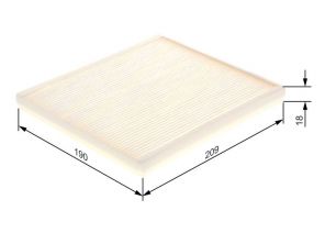 Bosch 1 987 432 084 - Peľový filter