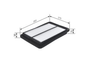 Bosch F 026 400 465 - Vzduchový filter -