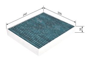 Bosch 0 986 628 506 - Peľový filter