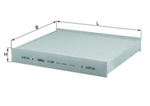 Knecht LA 220 - Peľový filter