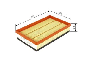Bosch F 026 400 041 - Vzduchový filter