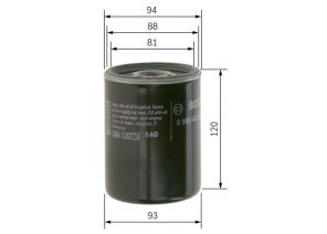 Bosch 0 986 452 064 - Olejový filter