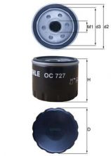Knecht OC 727 - Olejový filter -