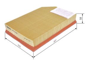 Bosch 1 457 433 587 - Vzduchový filter