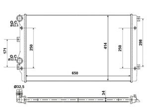 NRF 53406A - Chladič vody -