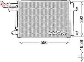 Denso DCN32032 - Kondenzátor