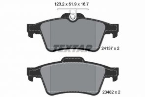 Textar 2413781 - Brzdové platničky -