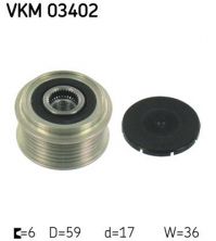 SKF VKM 03402 - Voľnobežka alternátora -