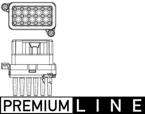 Mahle ABR 95 000P - Regulátor vnútorného ventilátora