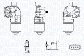 Magneti Marelli 064350006010 - Motor stieračov