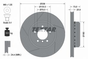 Textar 92266925 - Brzdový kotúč -