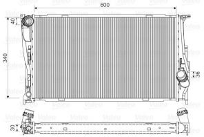 Valeo 735165 - Chladič vody -