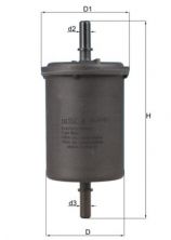 Knecht KL 416/1 - Palivový filter