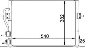 Mahle AC 158 000S - Kondenzátor