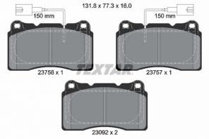 Textar 2375603 - Brzdové platničky -