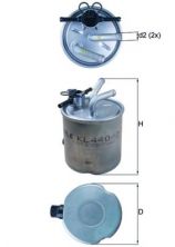 Knecht KL 440/37 - Palivový filter