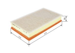 Bosch F 026 400 516 - Vzduchový filter -