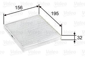 Valeo 715637 - Peľový filter -