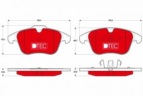 TRW GDB1683DTE - Brzdové platničky -