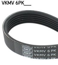 SKF VKMV 6PK1564 - Klinový rebrovaný remeň -