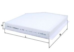 Knecht LA 386 - Peľový filter