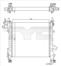 TYC 710-0055-R - Chladič vody -