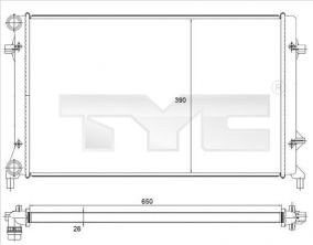 TYC 702-0023 - Chladič vody -
