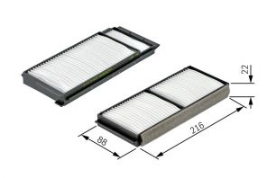 Bosch 1 987 432 163 - Peľový filter