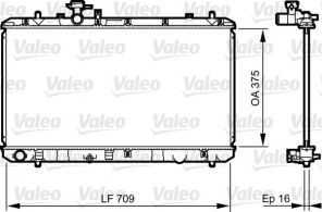 Valeo 735407 - Chladič vody -