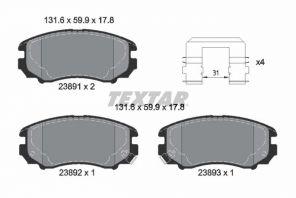 Textar 2389105 - Brzdové platničky -