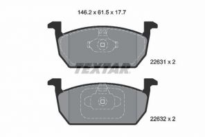 Textar 2263101 - Brzdové platničky -