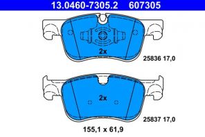 ATE 13.0460-7305.2 - Brzdové platničky -
