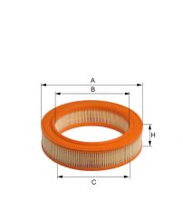 Hengst E185L - Vzduchový filter