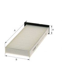 Hengst E1981LI - Peľový filter