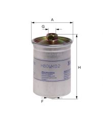 Hengst H80WK02 - Palivový filter