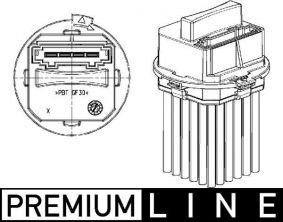 Mahle ABR 21 000P - Regulátor vnútorného ventilátora