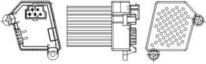 Mahle ABR 33 000S - Regulátor vnútorného ventilátora