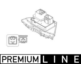 Mahle ABR 35 000P - Regulátor vnútorného ventilátora
