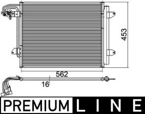 Mahle AC 325 000P - Kondenzátor